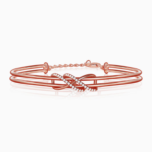 Kriti Sanon Rose Gold Dual Entangle Bracelet