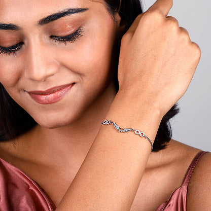 Silver Fantasy Love Bracelet
