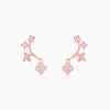 Rose Gold Charm Dangle Earrings