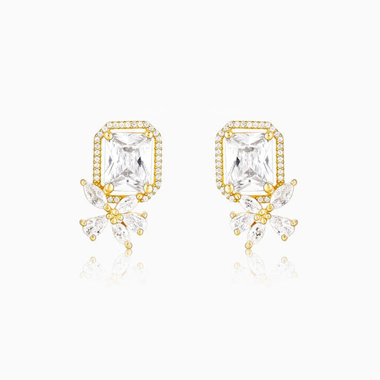 Golden Nature's Artistry Earrings