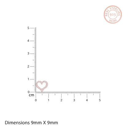 Rose Gold Heart Set