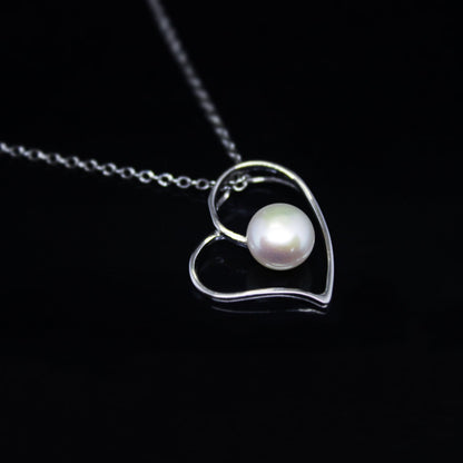 Silver Angel Heart Set