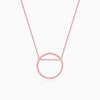 Rose Gold Circle Necklace