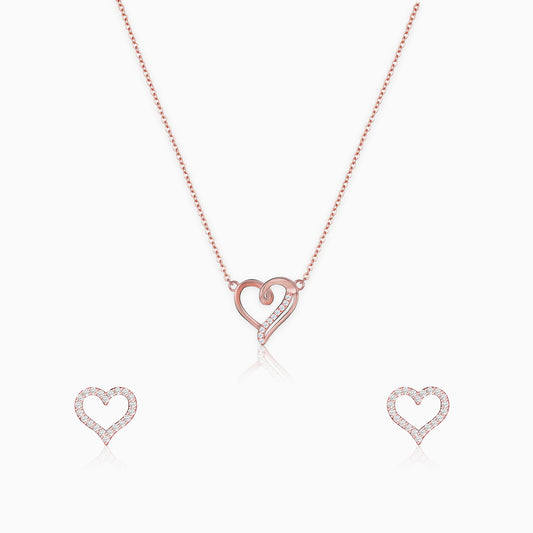 Rose Gold Queen of Hearts Set