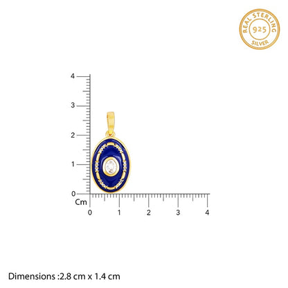 Golden St. Peter's Basilica Sky Pendant with Link Chain