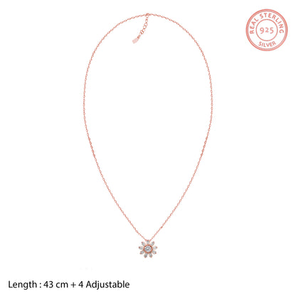 Rose Gold Prince's Pine Floral Set
