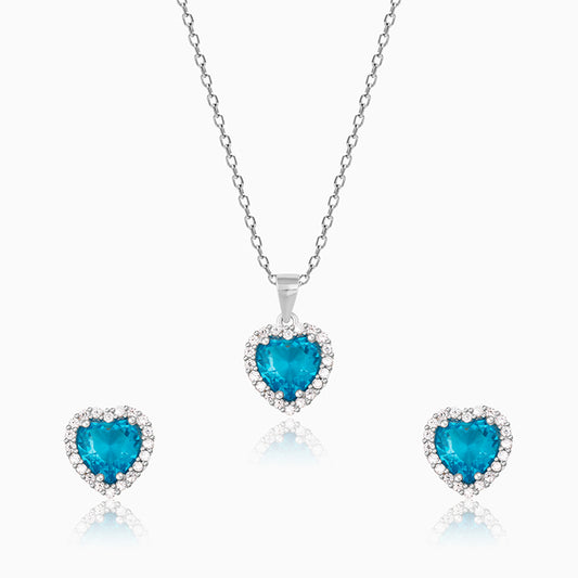 Silver Titanic Heart Of The Ocean Set