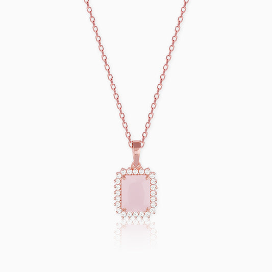 Rose Gold Fairytale Pendant With Link Chain