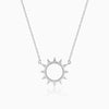 Silver Sunshine Necklace