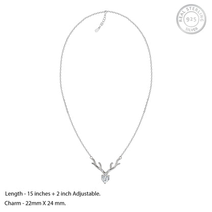 Silver Sparkling Deer Set