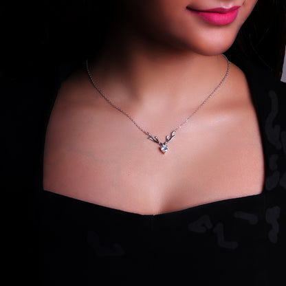 Silver Sparkling Deer Set