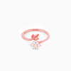 Rose Gold Floral Chic Ring