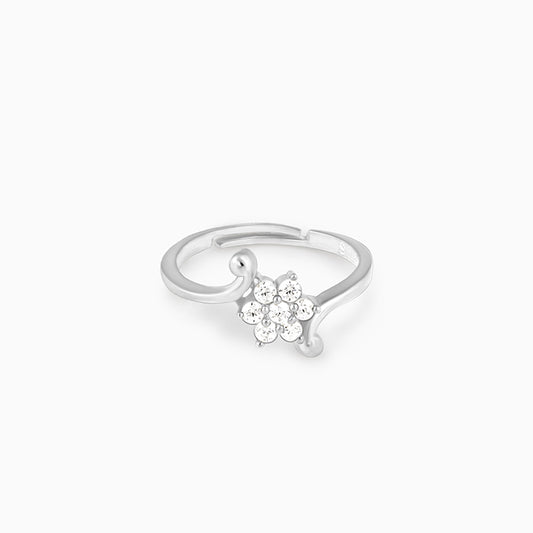Silver Snowflake Ring