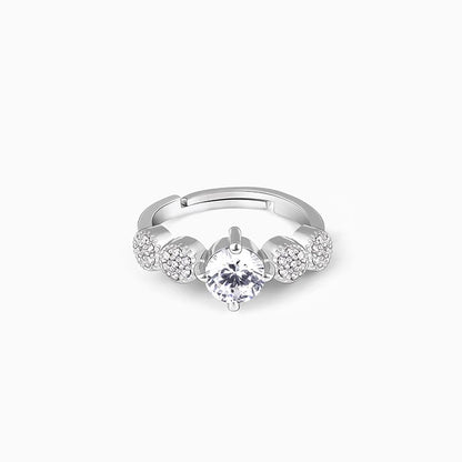 Silver Attracted To You Ring