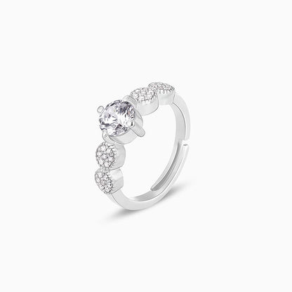Silver Attracted To You Ring