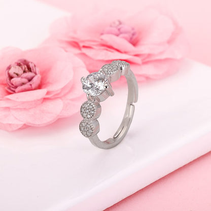 Silver Attracted To You Ring