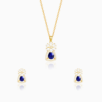 Golden Forever In Blue Set