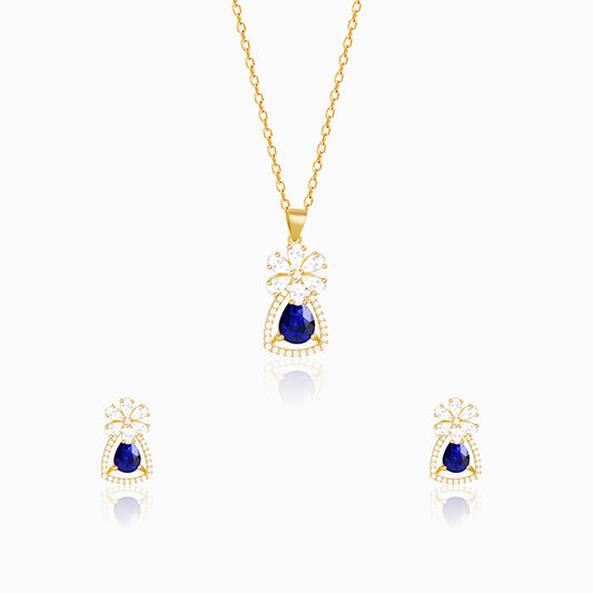 Golden Forever In Blue Set