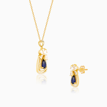 Golden Forever In Blue Set