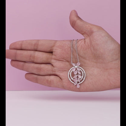 The Pink Periwinkle Pendant