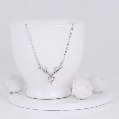 Silver Sparkling Deer Set